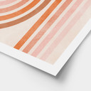Plakat Płynna geometria w stylu retro | Abstrakcyjne linie - Costa