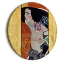 Rundes Leinwandbild Klimt - Judith II