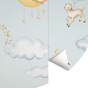 Oliver Robins - Sweet dreams blue - Fototapeta okrągła - tapeta flizelinowa/tapeta flizelinowa samop