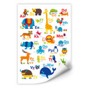 Wallprint byGraziela - ABC Tiere