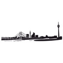 Wandtattoo Düsseldorf Skyline