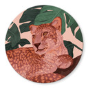 Tableau sur verre Goed Blauw - Golden Panther