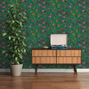 Architects Paper Floral Impression - Papier peint intissé fleuris, vert