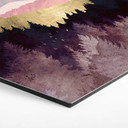 Hexagone - alu-Dibond SpaceFrog Designs - Forêt violette
