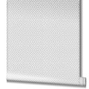 Grafisk tapet, non-woven tapet Flora hvid, grå