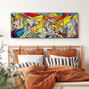Tableau sur verre Zamart - Hommage à Picasso - Chaos - Panorama