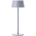 Tischleuchte Outy, grau, 12,5 x 30 cm, Metall Outdoor Tischleuchte