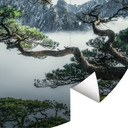 Fototapeta las sosnowy w górach Huang Shan - NingYun Ye - Round - tapeta flizelinowa/tapeta flizelin