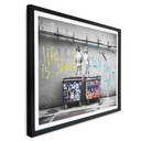 Plakat Banksy - Życie jest krótkie