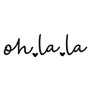 Wallsticker Spejlklistermærke Ohlala + hjerter