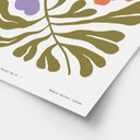Plakat abstrakcyjne kwiaty w stylu retro - Treechild