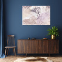 Canvasbillede, Pegasus hest abstrakt