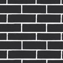 Film Décoratif adhésif meubles et surfaces – Motif"Mur de briques noires"