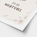 Kinder-Poster 'Ich bin wertvoll' mit Biene