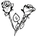 Sticker mural - Rosier