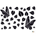 Sticker mural - Fée bicolore