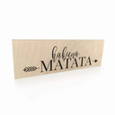 Panneau en bois Hakuna Matata 