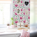 Tapet med mønster - akvarelblomster 02 - pink
