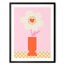 Plakat NKTN - Retro flower: Rób to, bo sprawia Ci to radość