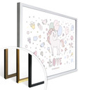 Plakat Kvilis - Unicorn Love - Jednorożec na balonowym przyjęciu