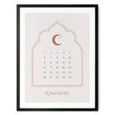 Poster Calendrier Ramadan Classique