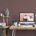 Pintura interior marrón mate I Passion Fruit | crear un ambiente acogedor y tranquilo en la habitaci