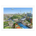 Plakat aerroscape - Berlin Solarpunk