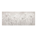 Selbstklebende Küchenrückwand Wildblumenwiese mit Schmetterlingen im skandinavischen Design - Ms Tif