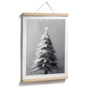 Plakat z ośnieżoną choinką - Treechild