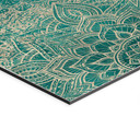 Billede Mandala Boho guld-grøn - Bloomery Decor – print på aluminium (Alu-Dibond)
