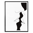Plakat Nordic Creators - Biały Pocałunek