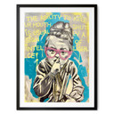 Poster Le Silence Montre l'Intelligence Pop Art - Habib