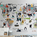 Livingwalls storbyhistorier THE WALL - tapet med steneffekt