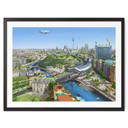 Plakat aerroscape - Berlin Solarpunk