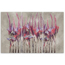 Lærred print 3 dele, planter blomster Simnitło