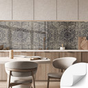 Samoprzylepny panel ścienny do kuchni Mandala Boho antyczne złoto - Bloomery Decor