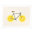 Plakat rower z cytrynami - Bodart