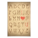 Poster - Love Alphabet
