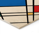 Plakat drewniany Retro wystawa Bauhaus 1923 - Retrodrome