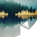 Fototapeta SpaceFrog Designs - Poranny spokój - okrągła - tapeta flizelinowa/tapeta flizelinowa samo