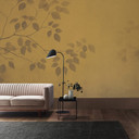 Tapet med bladmotiv Big Pictures beige 4,50 x 2,70 m