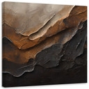 Canvasbillede, Abstrakt tekstur brun 3D