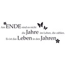 Wandtattoo Am Ende sind es nicht die Jahre...