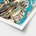 Poster Le Silence Montre l'Intelligence Pop Art - Habib