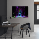 Canvasbillede, Neon spiller