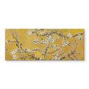 Tableau en verre van Gogh - Amandier en fleurs ocre - Panorama