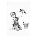 Obraz z tkaniny Real Hero - Banksy
