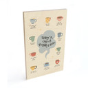 Plakat drewniany Enjoy a cup of Positivi-Tea - KsanaKalpa