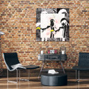 Canvasbillede, Banksy Pulp Fiction