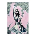 Affiche textile Ballerine Forte Style Street Art - Habib